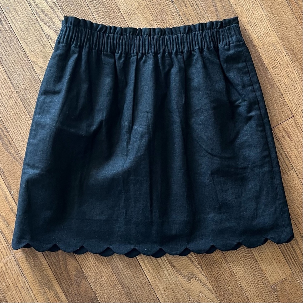 J. Crew Black Mini Skirt